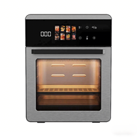Four à friteuse à air chaud numérique tout-en-un de grande capacité 16L en acier inoxydable sans huile, vente chaude pour un usage domestique ou en restaurant