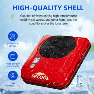 Çatı elektrikli klima 12V AC 24v otomotiv klima sistemi için araba RVs karavanlar kamyon van - Product Image 4