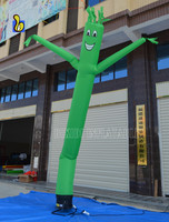 Bon prix, Sky Dancer gonflable vert de 20 pieds pour la publicité