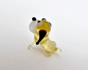 Tiny Glass World Blown Glass Rabbit Figurine Minimalist Design Multi-Functional <b>Desk</b>/Decor Vase Accessory Lightweight - Product Image 2