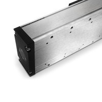 Rail de guidage de volet roulant en aluminium à couple élevé, utilisation horizontale ou verticale, avec moteur servo