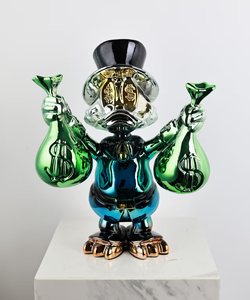 Estatua de Pato Evelyn <span class=keywords><strong>Donald</strong></span>, Escultura Art Deco de Resina Ecológica Hecha a Mano, Arte Pop, Decoración Exquisita para el Hogar - Product Image 3