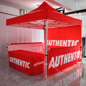 Soleil personnalisé pliant imprimé Portable Pop up tente auvent extérieur <span class=keywords><strong>rouge</strong></span> 10x10 pliant fête auvent spectacle tente - Product Image 1