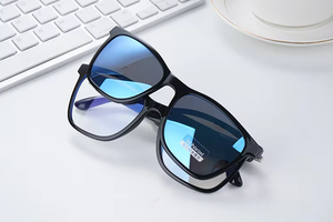 Gafas Inteligentes con Lentes Magnéticas Desmontables, Traducción por IA, Protección UV Polarizada y Anti-luz Azul, <span class=keywords><strong>Llamadas</strong></span> BT y Música - Product Image 3