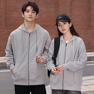 Sudadera de lujo con diseño personalizado, logotipo bordado, fabricante de sudaderas con cremallera, sudadera de algodón grueso con cremallera para hombre - Product Image 1