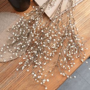 CallaFloral Flor Artificial de Baby's Breath, Rama Individual, Blanca, Amarilla, Borgoña, Decoración de Interiores, Material Plástico - Product Image 2