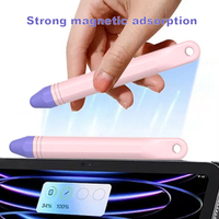 Stylet durable pour enfants avec pointe en silicone, fixation magnétique et trou de fixation pour iPad, iPhone, Kindle et écrans tactiles