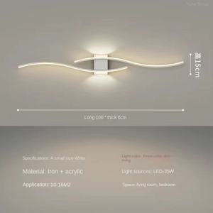 Lámpara de Pared LED Minimalista Nórdica Moderna, Ra95, Regulable, Blanco Cálido, Estructura de Aluminio Mate y Hierro, Apta para Dormitorio y Sala de Estar - Product Image 5