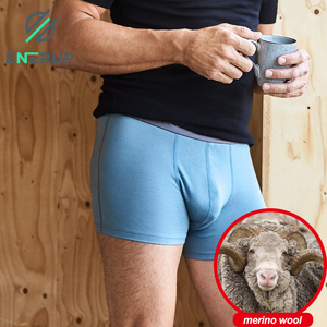 Eneurp OEM/ODM Personalizzata Compressione Merino <span class=keywords><strong>Lana</strong></span> degli uomini della Biancheria <span class=keywords><strong>Intima</strong></span> Dei Pugili Shorts Slip - Product Image 6