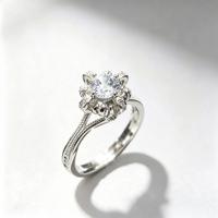 Bagues en laiton plaqué platine, pierres étincelantes élégantes pour les fêtes d'anniversaire, les mariages, les anniversaires de mariage, bijoux de mode, cadeaux
