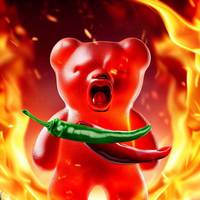 MINICRUSH Bonbons Gélifiés Piquants Saveur Piment Chili Confection Mexicaine Douce et Moelleuse