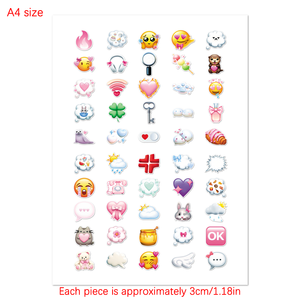 50 Pegatinas Personalizadas con Memes Lindos, Pegatinas Decorativas para Teléfono, Laptop, Botella, Cuaderno y Álbum de Recortes - Product Image 6