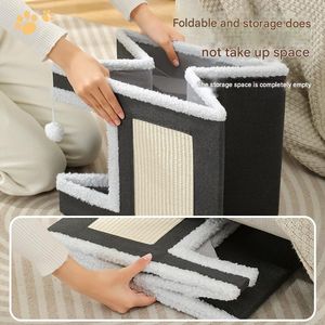 多功能室内猫屋双层猫玩耐用可洗 - Product Image 2