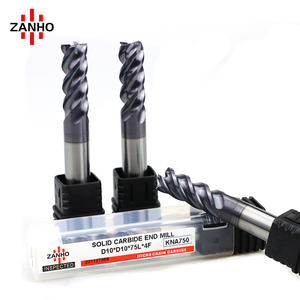 ZANHO Tungsten Carbide Square Ball <strong>Nose</strong> <strong>End</strong> <strong>Mills</strong> 4 Flutes CNC Machining Stainless Steel Ball Milling Solid Carbide <strong>End</strong> <strong>Mill</strong> - Product Image 5