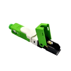 Conector óptico rápido de fibra de alta calidad, accesorios FTTH SC APC UPC ESC250D, conector rápido de fibra óptica para Cable FTTH Drop