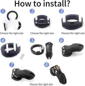 Anti-çiftleşme kilidi ile silikon paslanmaz çelik bekaret kafes nefes Pet güvenlik kafesi plastik tepsi palet tipi - Product Image 4