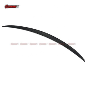 Aileron de coffre en fibre de carbone sèche pré-imprégnée véritable pour Mercedes AMG GT63 C192, style BB, aileron arrière de course aérodynamique, vente en gros - Product Image 6
