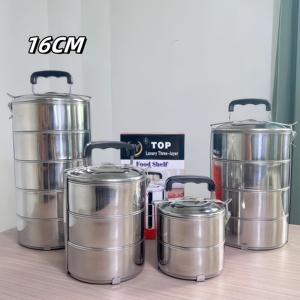Лидер продаж, портативный Tiffin 2/3/4/5 слой, герметичный горячий горшок Tiffin Bento Box, Ланч-бокс из нержавеющей стали - Product Image 1