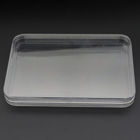 Boîte de Collection Numismatique pour 3 Pièces Rectangle Porte 4 Pièces Acrylique Vitrine Commémoration