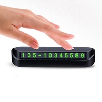 Numéro de téléphone portable de voiture, dispositif de sécurité pour parking, créatif, invisible, support de dispositif d'arrêt temporaire de téléphone, accessoires de voiture