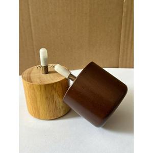 Pieds de meubles en bois d'hévéa de qualité supérieure du Vietnam 90*80*80mm, installation facile, design moderne pour cuisine, salle à manger, chambre et salon - Product Image 1