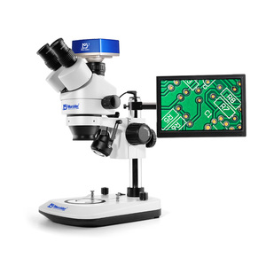 Kính hiển vi Stereo nguồn sáng kép MSD202-B8-4K-11.6C để kiểm tra chính xác phân tích phòng thí nghiệm điện tử - Product Image 1