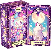 Custom Printing Oracle Gold Foil Tarot Cards with Magnetic Box-High Quality Game Cards for Promotional Use & Birthday Gifts