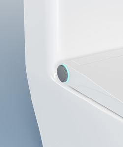 Luxury Smart <strong>Toilet</strong> Seat <strong>Sensor</strong> Open/close Lid LED <strong>Light</strong> Auto Heating Foam Blocking Smell Wc Lid Cover - Product Image 4