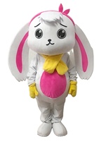 Costume de mascotte adulte sur mesure, en peluche, pour fête, animaux de dessin animé (chat, lapin, ours, écureuil), personnages animaux amusants et animés