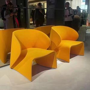 Sillón Individual de Estilo Nórdico Wabi Sabi, Silla para Sala de Estar con Relleno de Espuma, Diseño Moderno - Product Image 3