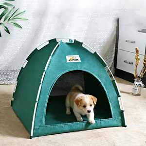 Summer <strong>Pet</strong> House Foldable Portable Cooling Mat <strong>Outdoor</strong> <strong>Tent</strong> Breathable Washable Cat Dog Bed - Product Image 4