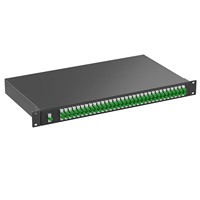 FC/APC  1*2/4/8/16/32/64  Splitter PLC Serat Optik untuk Rak,  Splitter Optik PLC Panjang Gelombang 1310/1550nm