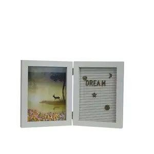 Cornice per foto personalizzata in bianco cornice per foto diverse dimensioni domestiche cornice per foto pieghevole