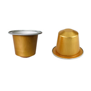 Capsule di <span class=keywords><strong>Caffè</strong></span> in Alluminio Colorate da 37mm con Coperchio in Foglio di Alluminio per Confezionamento <span class=keywords><strong>Caffè</strong></span>, Produzione Cinese - Product Image 1