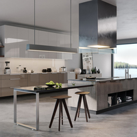 YALIG Armoires de cuisine modulaires personnalisables pour toute la maison, design minimaliste et luxueux