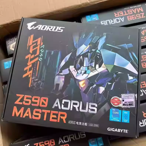 Z590 gigabyte arous z90a كمبيوتر mobo 5z أصلي جديد مع giga color LGA1200 لوحات جاهزة للشحن - Product Image 1