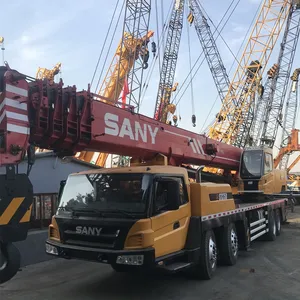 Guter Zustand 75t gebrauchter LKW-Kran SANY STC750, 70 Tonnen gebrauchter Mobil kran SANY STC700