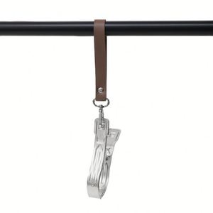 Hanging PU Leather Shoe Stroller <b>Clips</b> Handmade Portable Promotional Baby Shower Gifts Stylish Pram <b>Hook</b> Accessories - Product Image 5