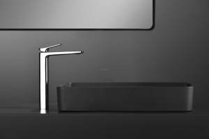Grifo de Lavabo Monomando con Acabado Cromado - Estilo Moderno y Elegante para Encimeras de Baño - Product Image 2