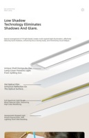 Lampe de bureau et lampe de lecture LED en aluminium Guanya pour usage professionnel avec commande tactile