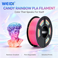 Filament PLA couleur bonbon le plus vendu, 1 kg, 1,75 mm, pour impression 3D, tiges en plastique pour impression de surface