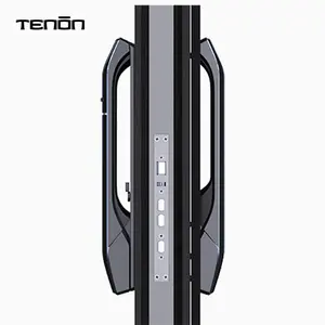 TENON A7 Digital Code Tuya Smart Lock Bell Automatic Electronic Deadbolt Fingerprint Intelligent Mortise Door Lock