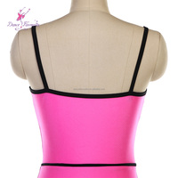 26124 Justaucorps de danse lyrique rose vif avec noir