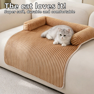 <b>Pet</b> Mat Rectangle Thickened Warm Non-Slip For Dog Cat <b>Sofa</b> Cushion Black - Product Image 4