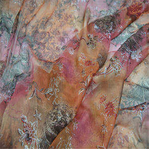 Vendita calda tradizionale grazioso tessuto metallico di seta <span class=keywords><strong>Lurex</strong></span> articoli pronti fiori grana chiara per camicia abito abbigliamento cinese - Product Image 3