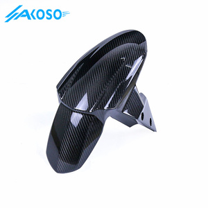 Guardabarros Delantero para Motocicleta AKOSO <span class=keywords><strong>100</strong></span>% Fibra de Carbono 3K para <span class=keywords><strong>Triumph</strong></span> Street Triple 2017-2026 - Product Image 2