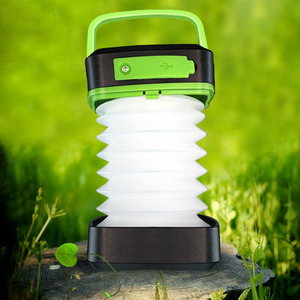 GARIDA recargable Led linterna luz Solar Camping lámpara Solar Camping linterna cargador móvil 3 modos plegable Solar Led - Product Image 5