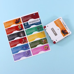 Set di 12 etichette adesive per console Nintendo GBA SP Game Boy Advance SP - Product Image 2