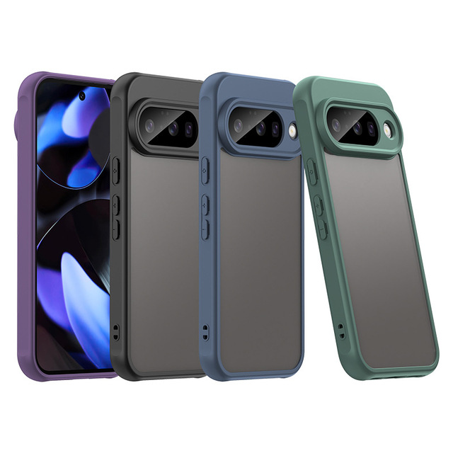Matte Shield TPU PC Phone Case for Google Pixel 10 Pro XL 9A 9 Pro Shockproof Protective Back Cover