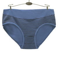 Culottes grande taille pour femmes, cinq tailles, taille mi-haute, sous-vêtements féminins en coton, grandes tailles européennes